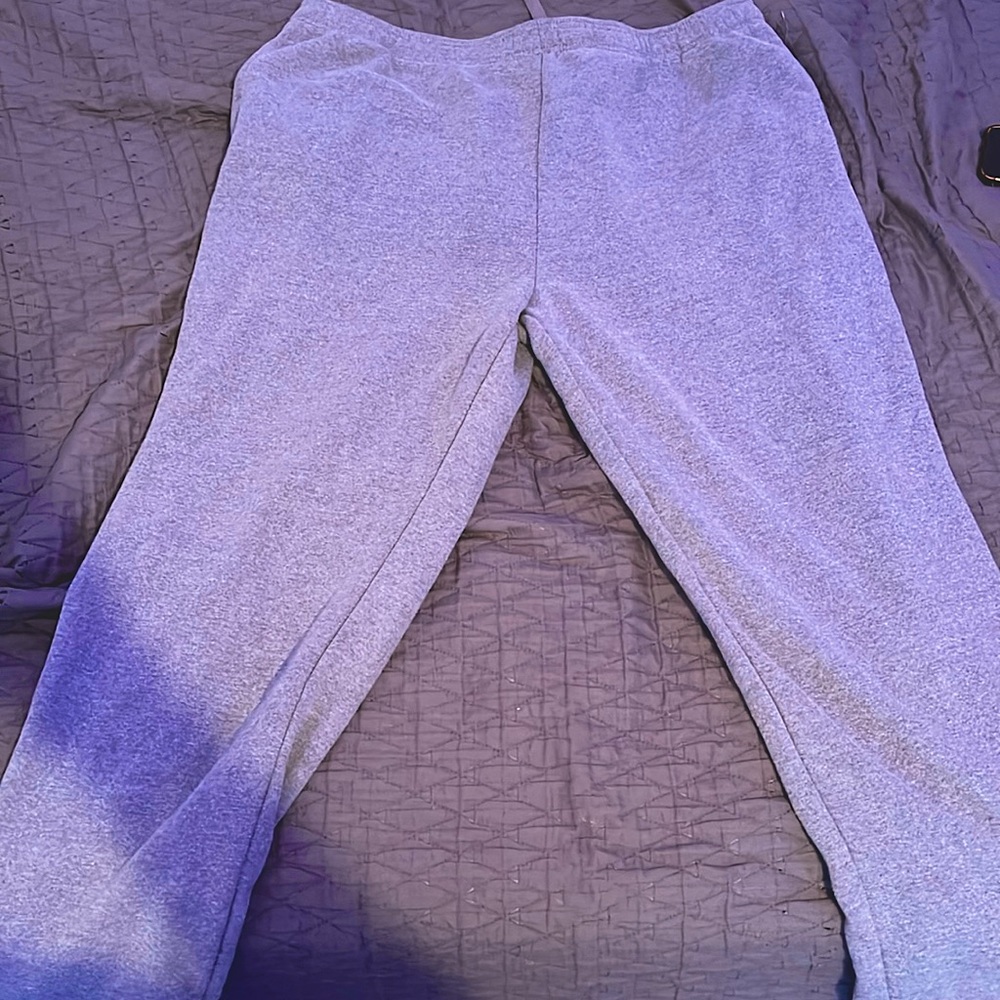Plain grey sweatpants